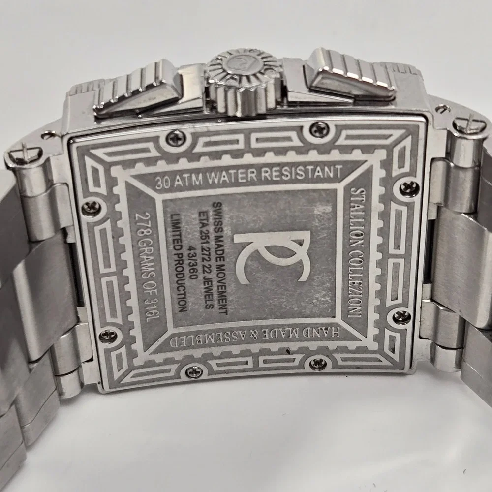 Renato Stallion Chronograph Yellow Dial Stainless Steel Limited Edition Watch